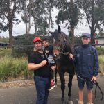 George with the I Am Invincible 2yo colt